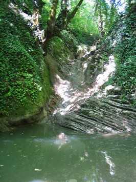 Водопадики Крабового ущелья